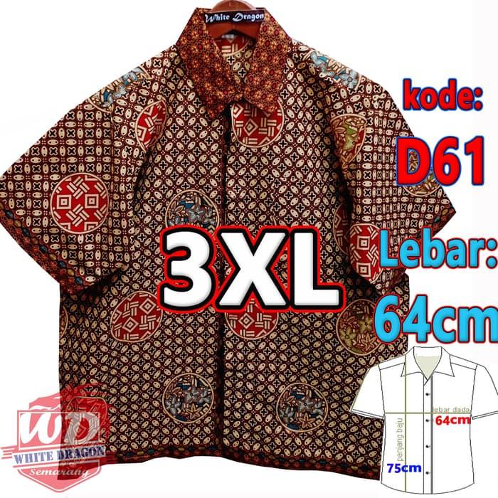 KEMEJA BATIK BIG SIZE 3XL KATUN JUMBO BIGSIZE KEMEJA BATIK MURAH TERMURAH TERMAHAL TERPOPULER TERGOKIL YOGYAKARTA PEKALONGAN