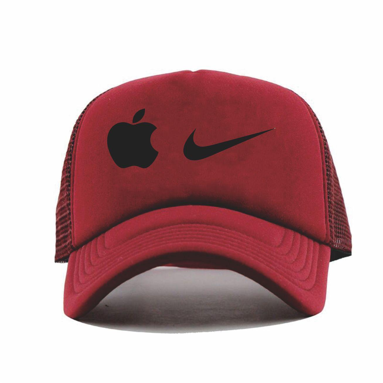 Seven Custom - Topi Trucker Jaring Logo Apple Nike