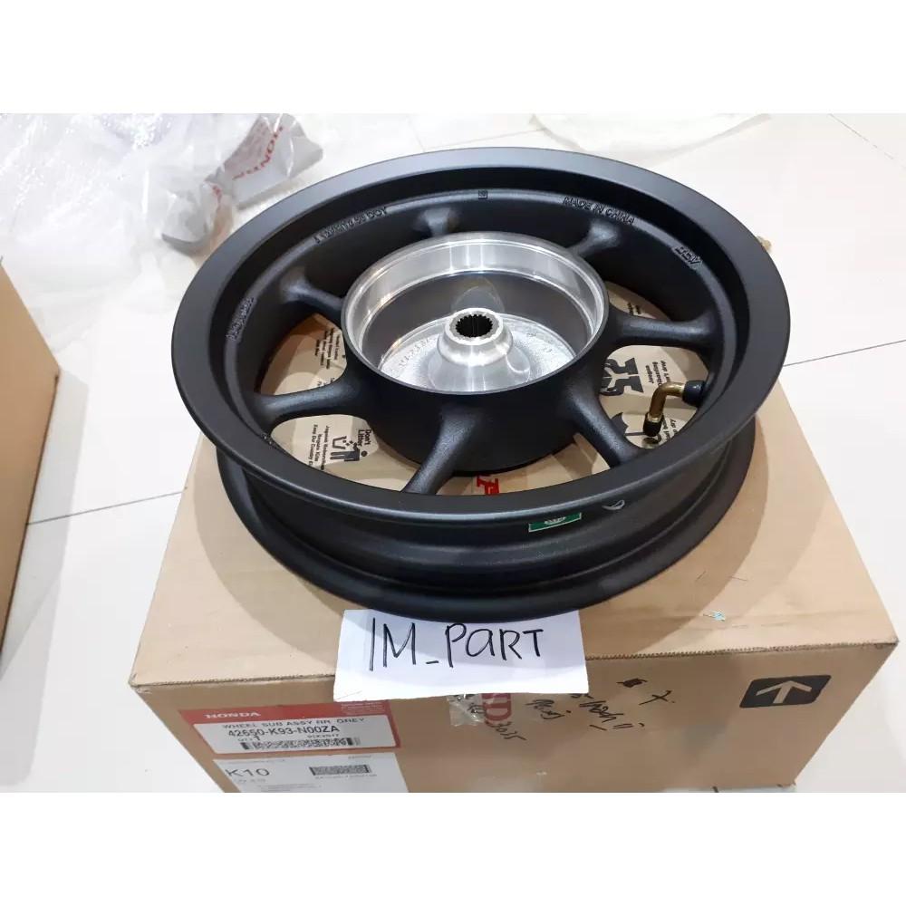 Velg Racing Belakang New SCOOPY FI 2017 Hitam Ring 12 42650-K93-N00ZA