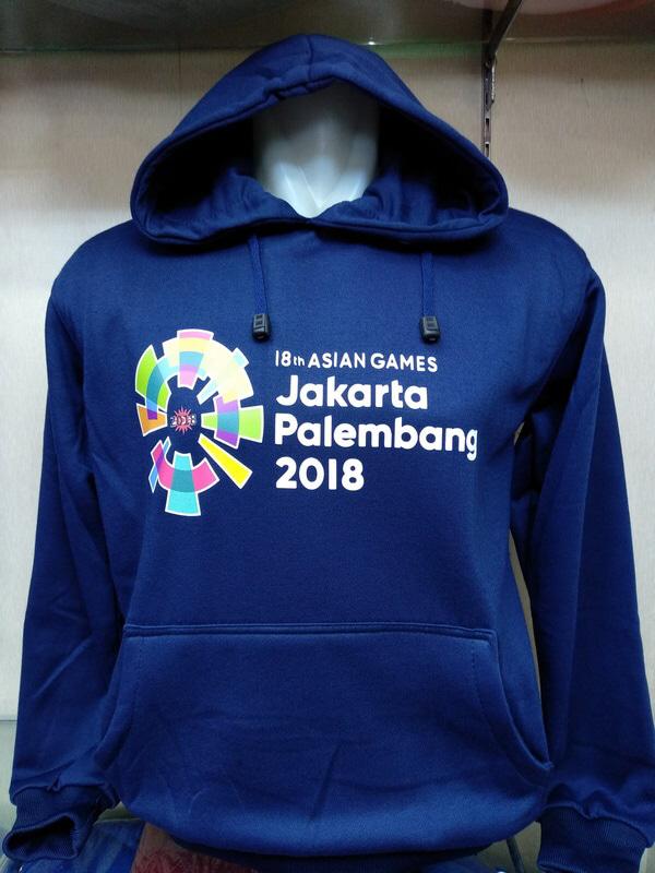 PROMO !! jaket hoodie zipper asian games 18 jakarta palembang 2018