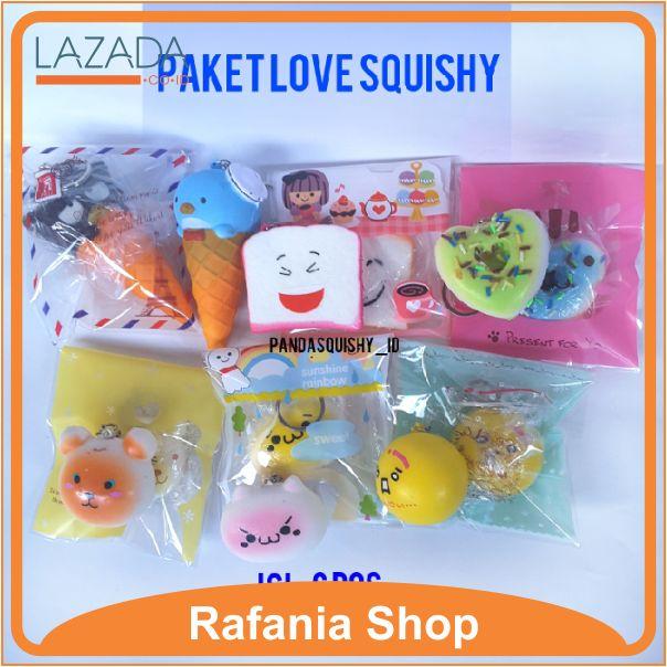 Paket Love Squishy Cute Packaging - Squishy Paket Murah Terlaris di