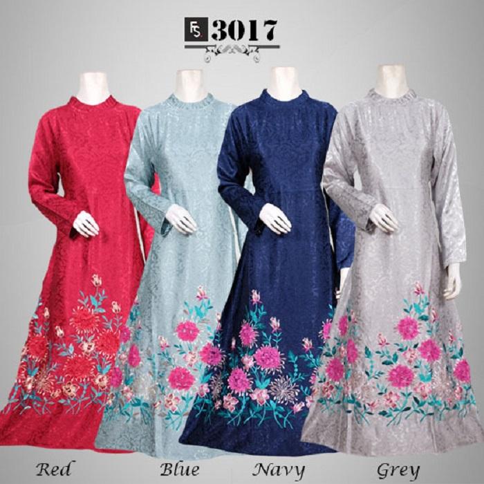 Toko Kirana Surabaya Gamis maxi dress baju gaun pesta busana muslim Baju Pesta Vanessa FS3017