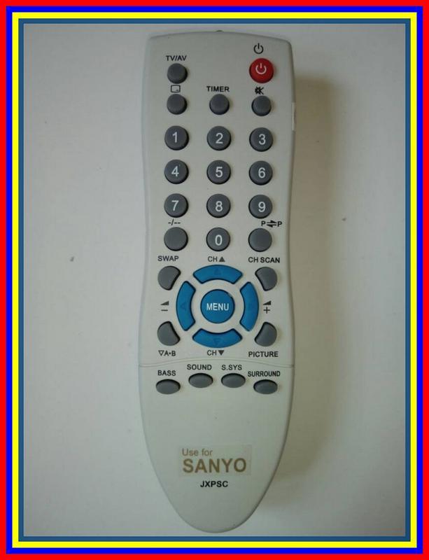 Remot Remote TV Tabung Sanyo Jxpsg KW