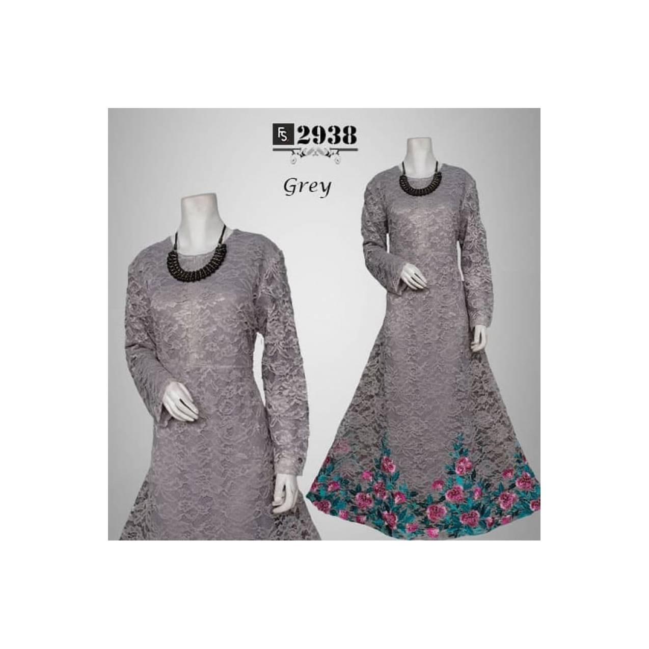 GAMIS PESTA BAJU GAMIS LEBARAN MEWAH Baju Pesta Jumbo Azzahra FS2938