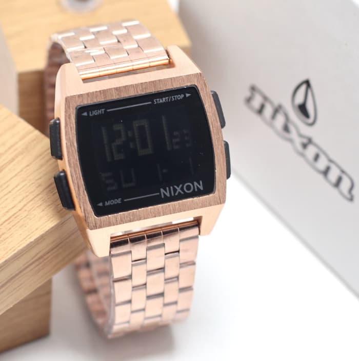 Jam Tangan Pria / Cowok Murah Nixon SK2018 Rantai Rosegold| AMO Store