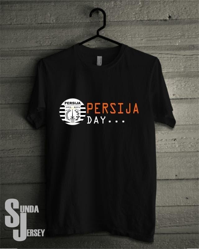 Kaos Tshirt Baju Combed 30S Distro Persija Day Jakarta Murah