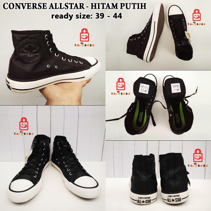 Sepatu Converse All Star Hight Hitam Putih - LblKOb
