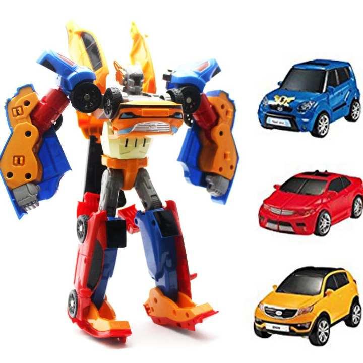 Mainan Anak Mobil Tritan 3 Mobil bisa jadi 1 Robot