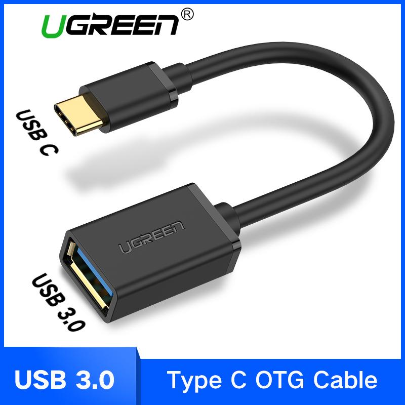 UGREEN USB C OTG Kable USB 3.0 OTG Adapter Type C OTG for Samsung galaxy s8 s9 HUAWEI P10 P20 mate10 pro Macbook USB OTG 15cm