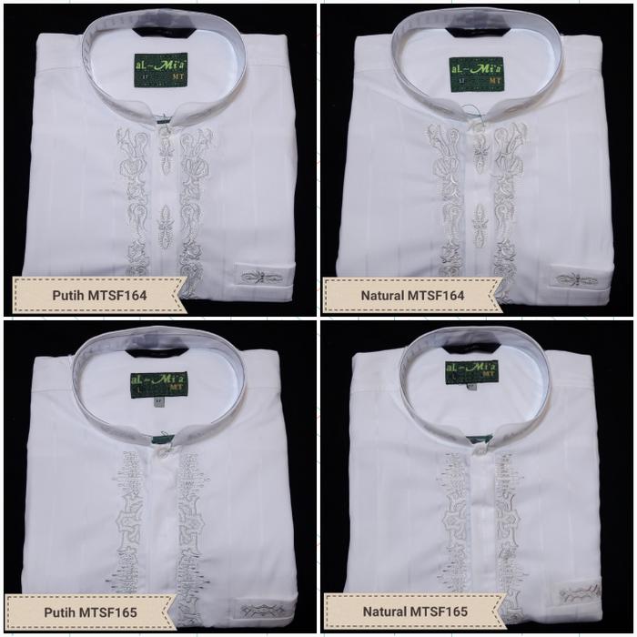 Baju koko / Kemeja koko lengan pendek al-Mia Jumbo Bigsize Besar L7