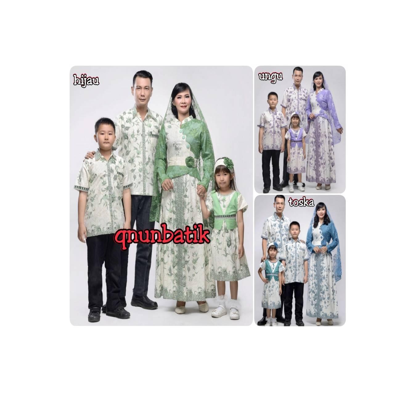 BATIK KELUARGA/FAMILY GAMIS WANITA ZOYA DAUN