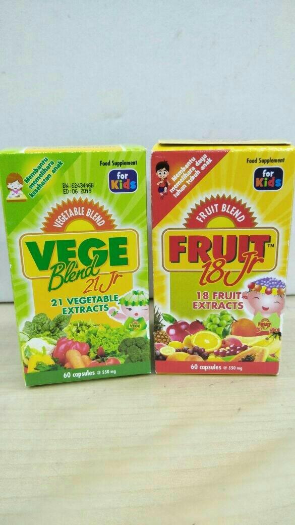 Vegeblend 21 Junior Dan Fruit 18Jr @ Isi 60