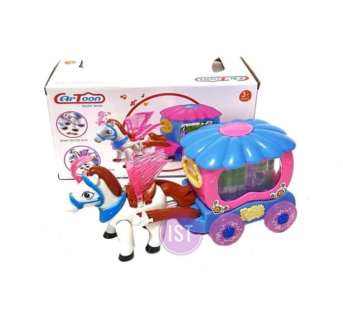 MAINAN ANAK MAGIC CARRIAGE - MAINAN KERETA KUDA No.HD398A - Fatihs Shop