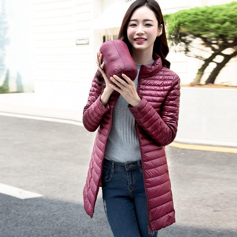 Jaket Bulu Angsa Gaya Korea Model Baru Perempuan Sangat Ringan