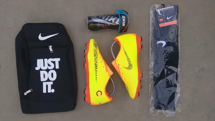 Promo sepatu bola nike mercurial acc hitam murah original