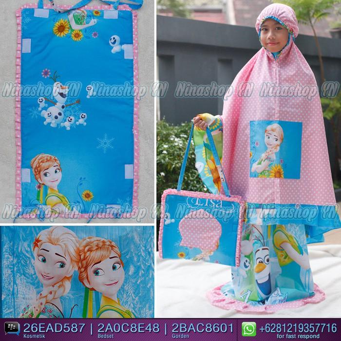 JUAL MUKENA ANAK MOTIF FROZEN RETURN - MUQEENA