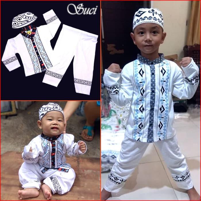 Baju Koko Anak-Anak / Pakaian Muslim Anak-Anak umur 0-10 Tahun