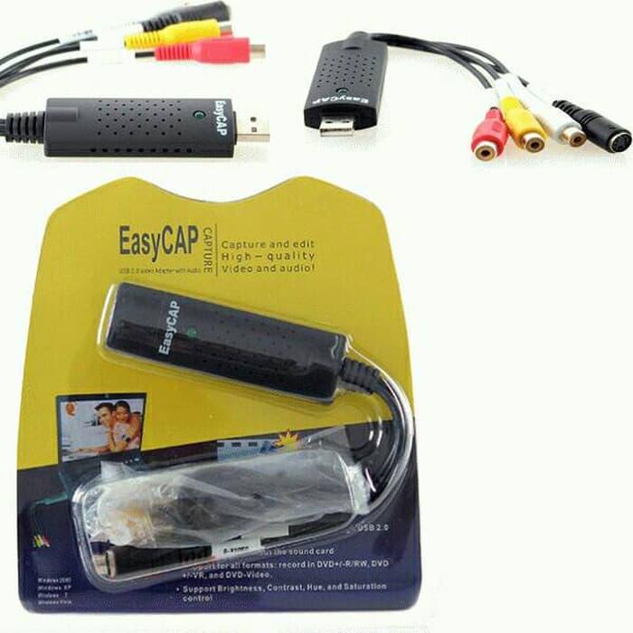 SALE - JUAL KABEL EASYCAP CAPTURE USB 2.0 1 CHANNEL HARGA TERMURAH Original