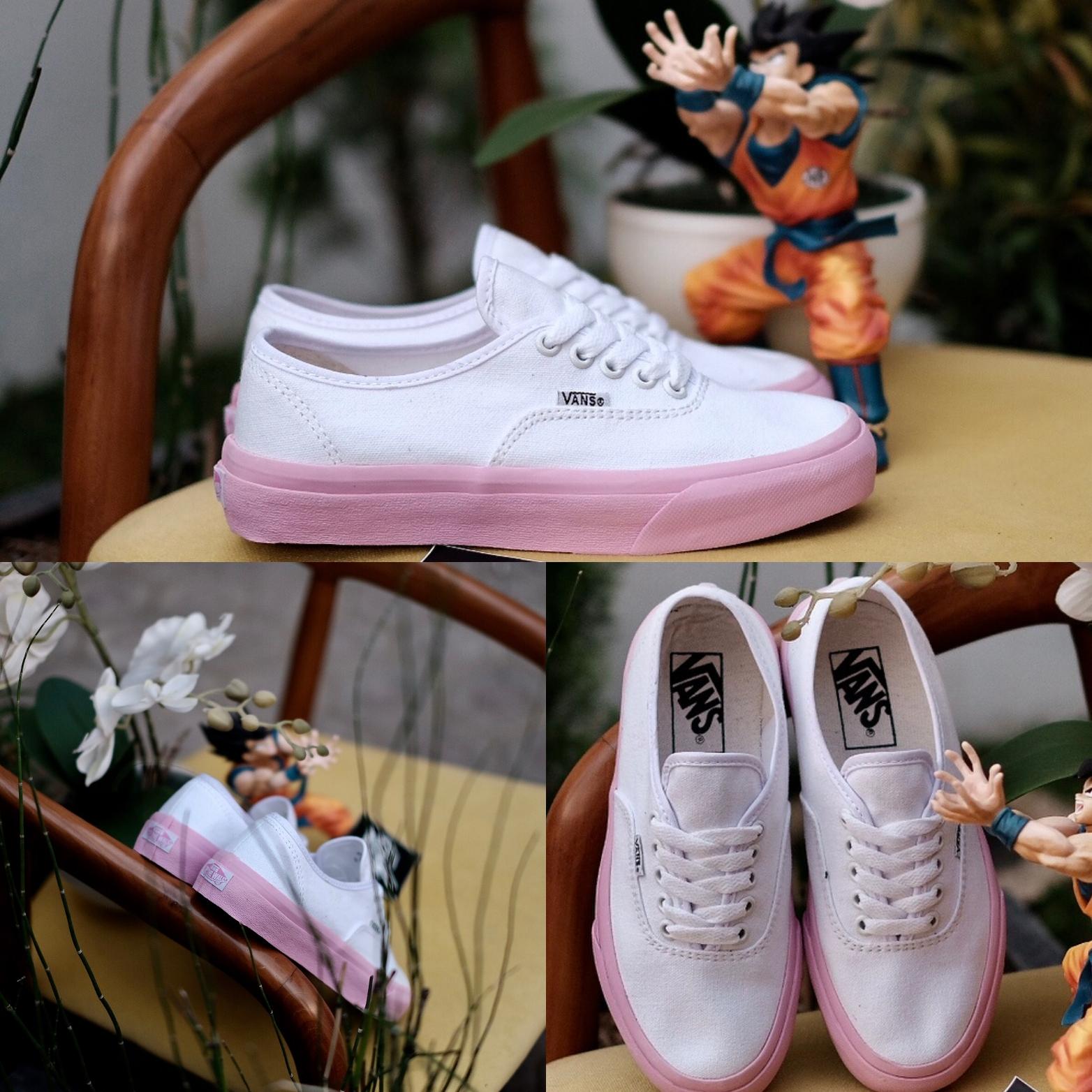 Sepatu Vans Authentic Pink Black Import Premium BINB China