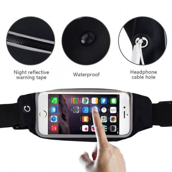 HOT DEALS!! Tas Pinggang Olahraga Smartphone Android Iphone Anti Air Touchscreen TERMURAH / MURAH / PACKING RAPIH / PENGIRIMAN CEPAT