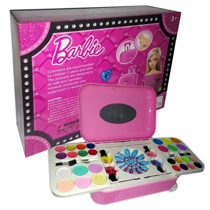 Sedang Diskon!! Barbie Fashion Nail Art Koper Mainan Make Up - ready stock