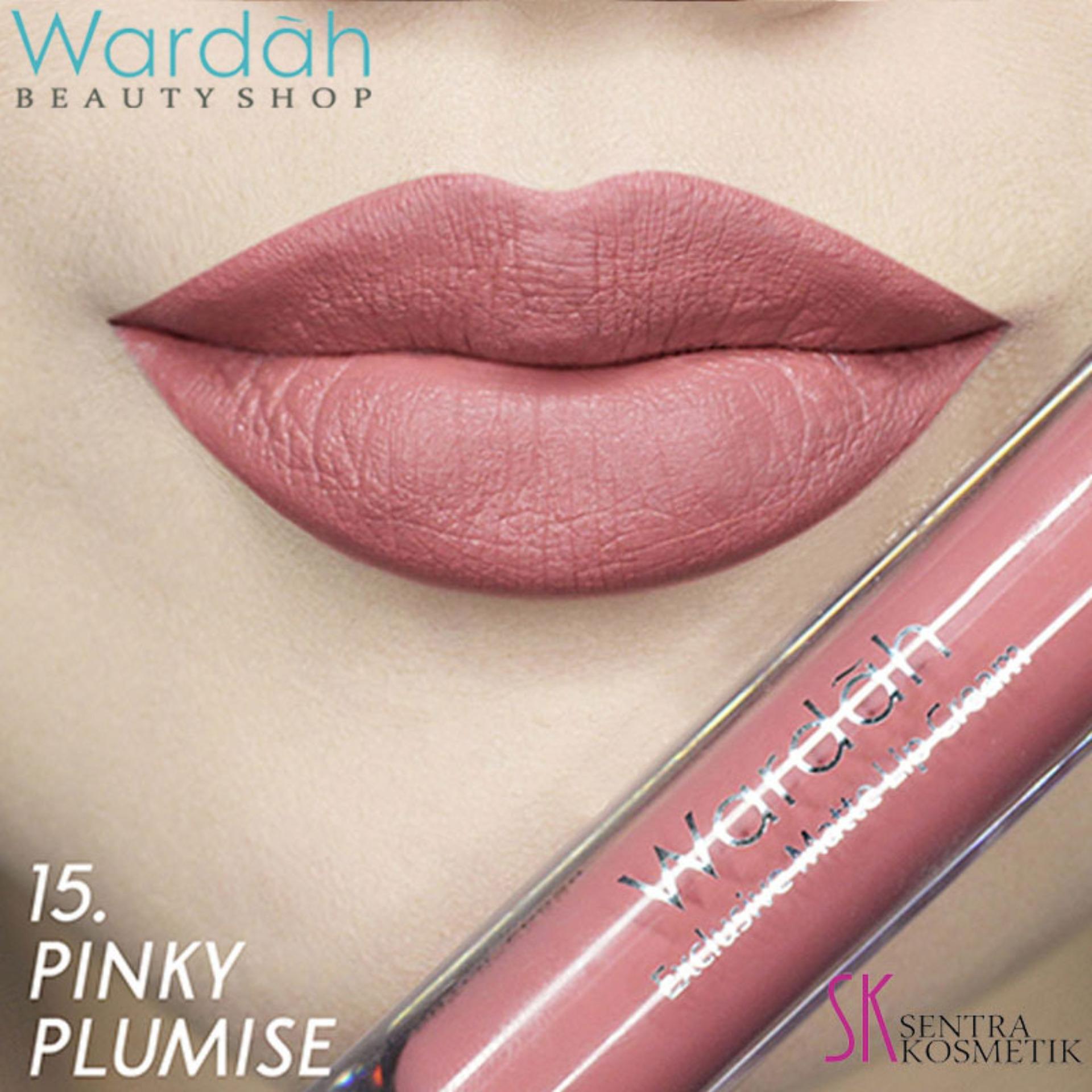 Wardah Exclusive Matte LIP CREAM 15 - Pinky Plumise