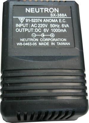 ADAPTOR 6 VOLT DC 1000MAH WITH STABIL MADE TAIWAN