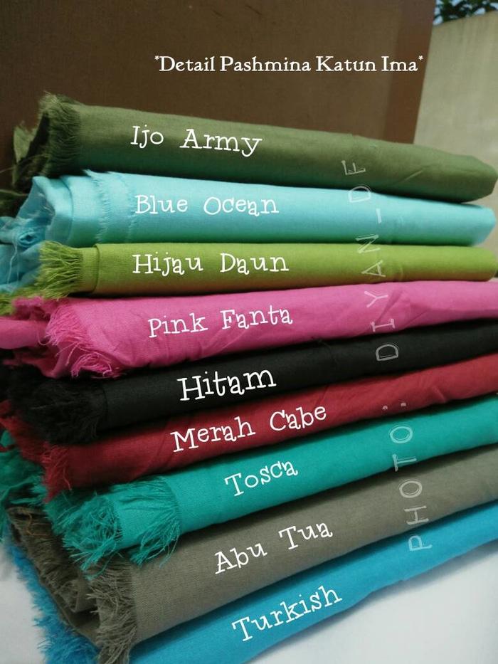 jilbab Pashmina katun ima scraft sawl / pasmina cattoon ori A0664