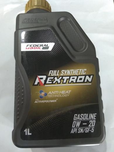 oli federal mobil REXTRON GASOLINE 0W-20 API SN/GF-5 1LT