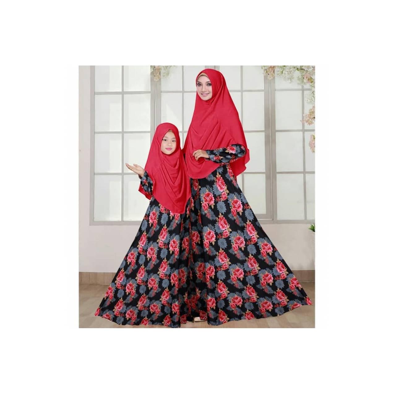 mk maxmara 3 gamis couple ibu dan anak gamis syari longdress gaun