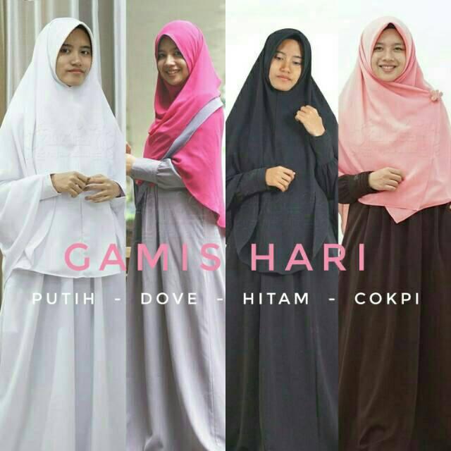 (TERBARU) Gamis Hari #1 - Hijab Alila (Hijau daun S)