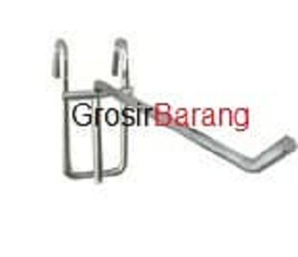 Hook ram 30cm krom gantungan hanger pajangan aksesoris display pajangan toko murah