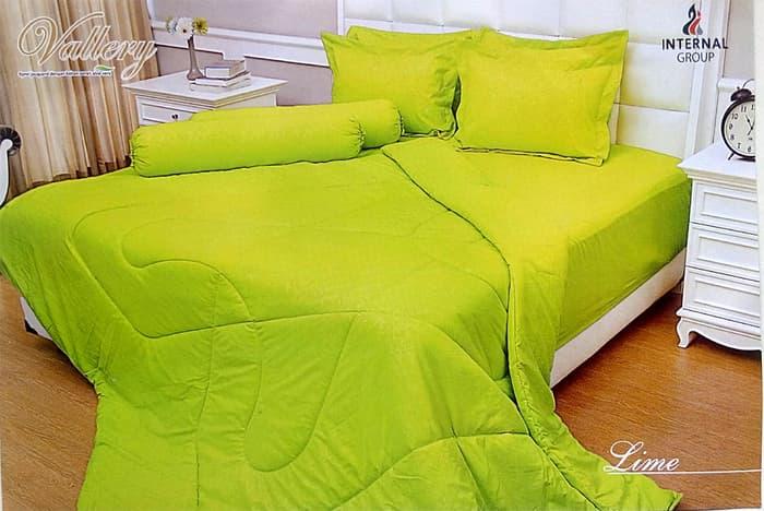 PROMO PALING MURAH Bedcover Vallery 180 - Lime TERLARIS