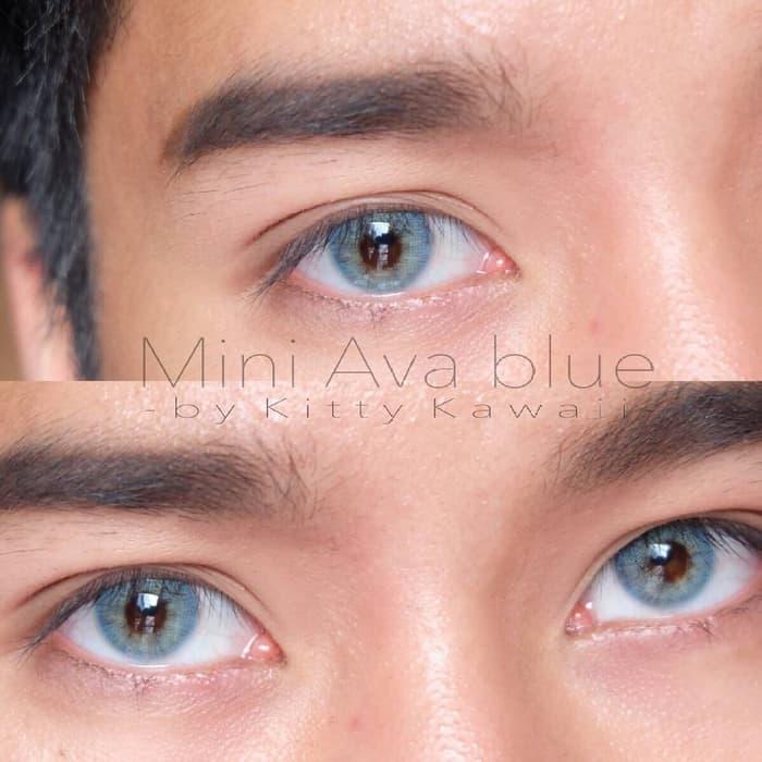 SALE - ORIGINAL SOFTLENS Kitty Kawaii Mini Ava Blue Biru