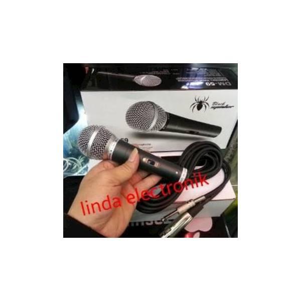 Hot Promo MIC BLACK SPIDER DM 59 KABEL(KUALITAS BAGUS BRO) FREE ONGKIR