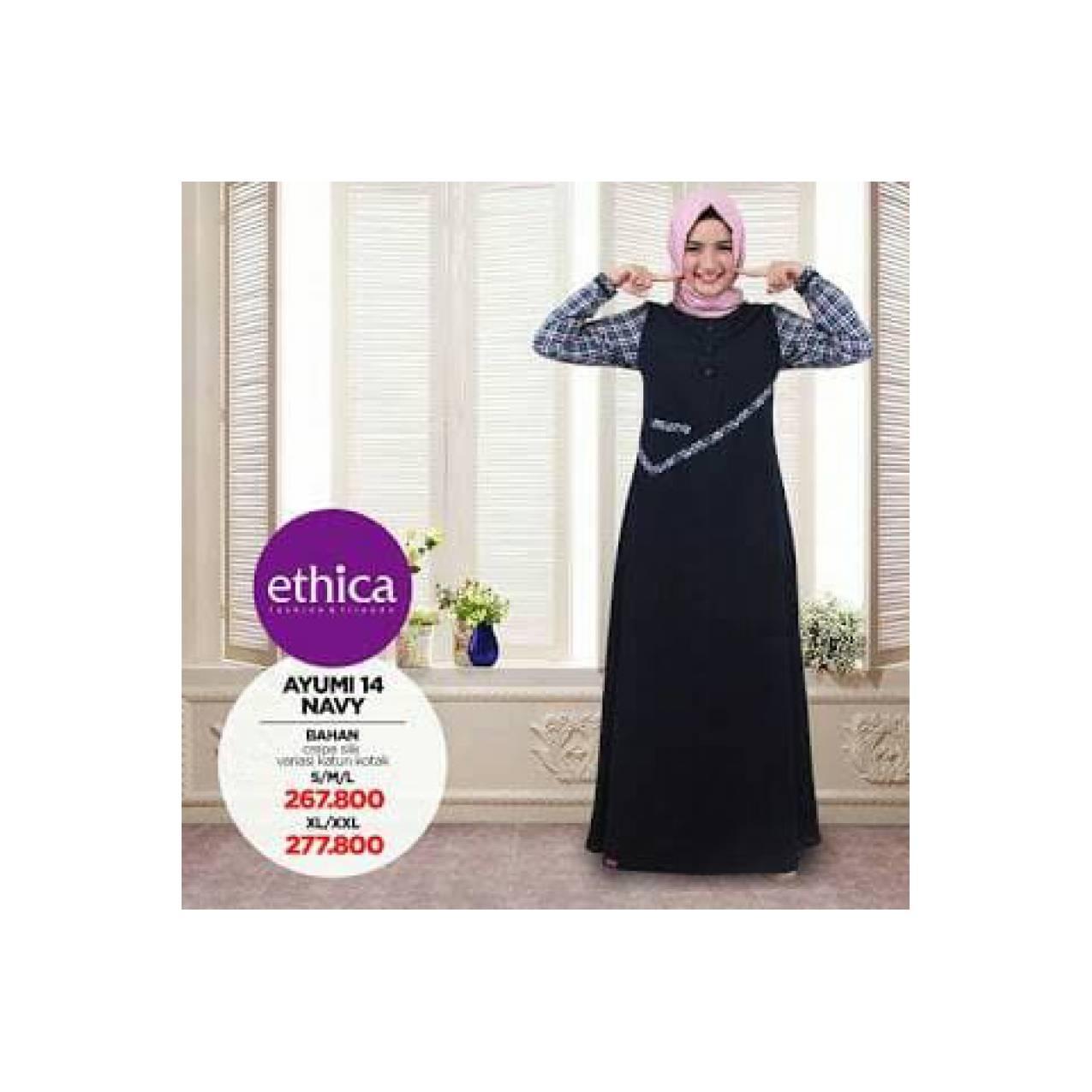 Ethica. Gamis Ayumi 14 Navy
