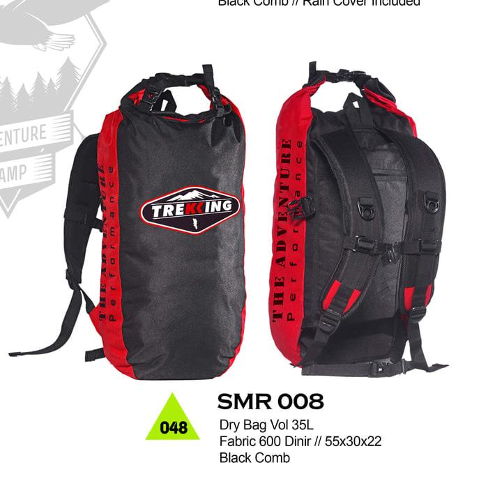 Tas Drybag Gunung Outdoor 35 liter waterproof Trekking mirip consina