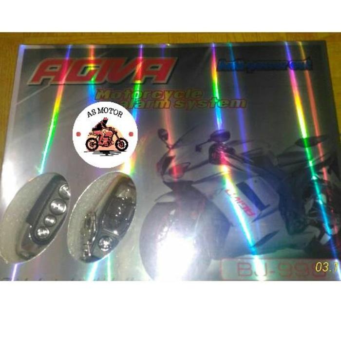 Alarm Motor AGIVA / Remote Alaram Agiva / Alarm AGIVA New | ( gembok alarm motor anti maling koper sepeda pagar cakram kinbar kode tas mobil clock rumah sensor gerak pintu digital remote lock bht ) |