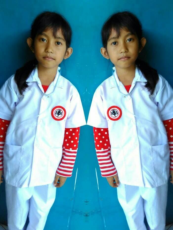 Promo: Baju Dokter Cilik U002F Baju Karnaval Anak U002F Baju Profesi Untuk Paud - ready stock