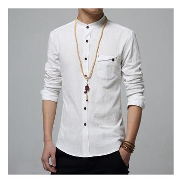 Baju Pria Kemeja Laki-Laki Bani White Putih Executive - uPIAIN