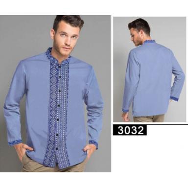 KEMEJA KOKO PRIA MAN 3032 BAJU ATASAN MUSLIM HEM LAKI-LAKI LENGAN PANJANG