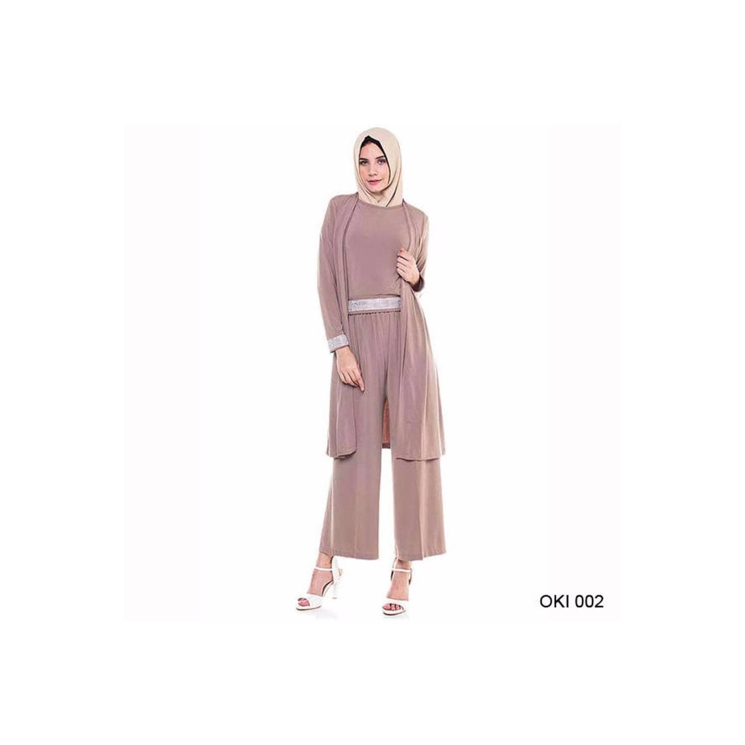 murah Baju Gamis Jersey Anak Muda warna Coklat