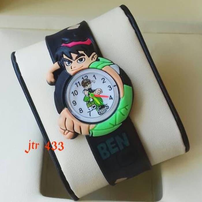 jam tangan anak / jtr 433 hitam/ jam tangan keren anak /jam tanga lucu anak / jam tangan anak laki-laki