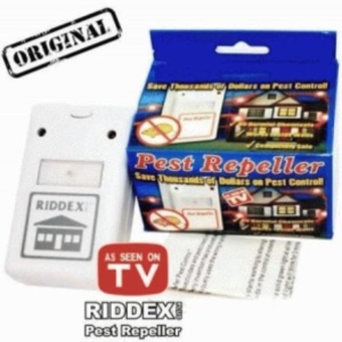 RIDDEX PLUS Pest Repeller ( STIKER BENING ) - Alat Pengusir Tikus, Kecoak, Nyamuk tanpa racun Terlaris di Lazada