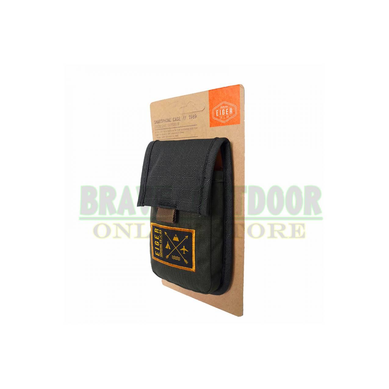 Tas Pinggang Hp / Dompet Handphone - Eiger 0129 Black Green