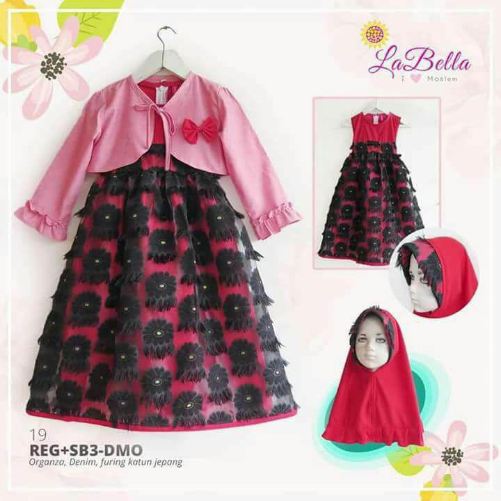GAMIS ANAK LABELLA