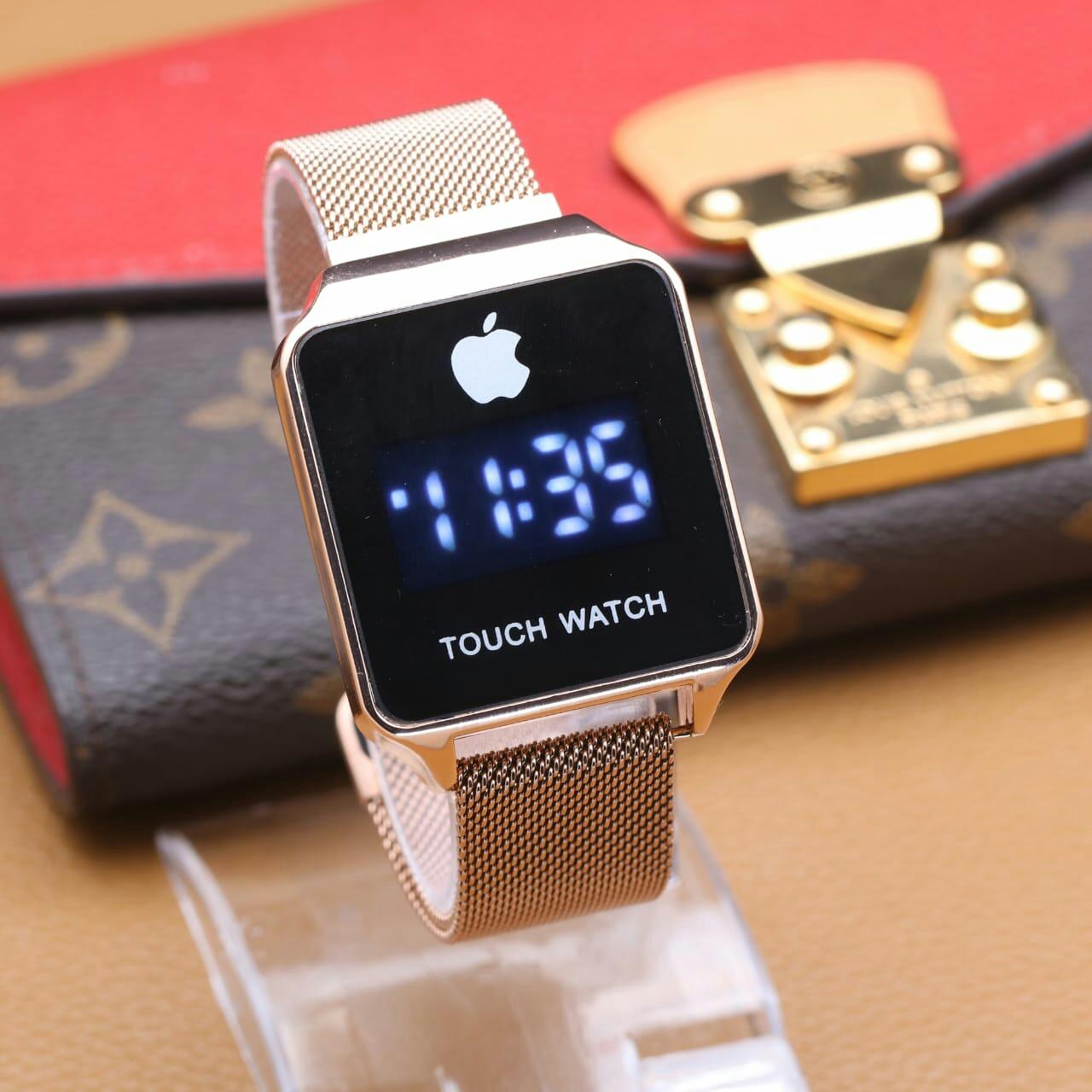 Jam Tangan Iphone Tali Magnet LED touch screen bentuk segi empat best seller