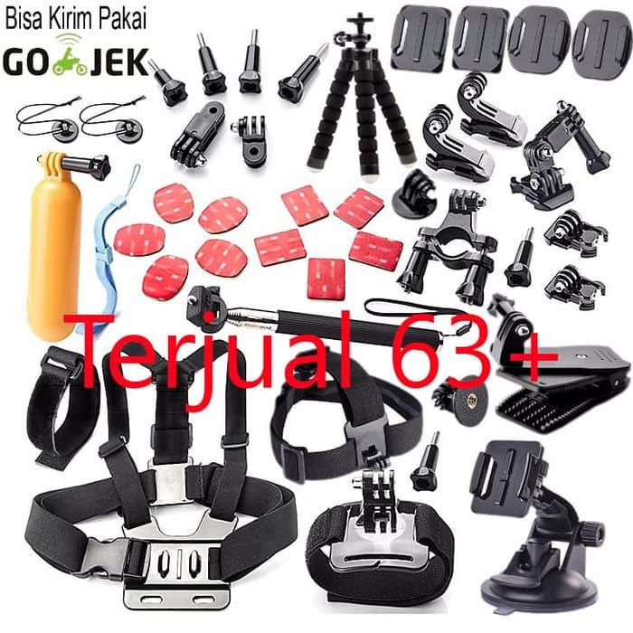 Ready! MgAksesoris Kamera Aksi Full Set Gopro Xiaomi Yi - ready stock
