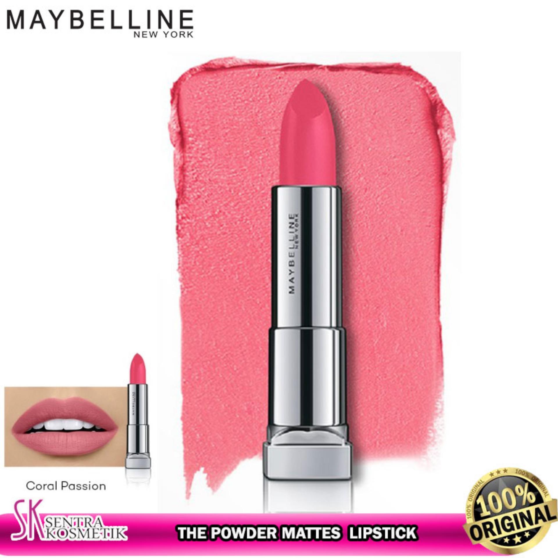 MAYBELLINE Color Sensational The Powder Mattes Lipstick - CORAL PASSION