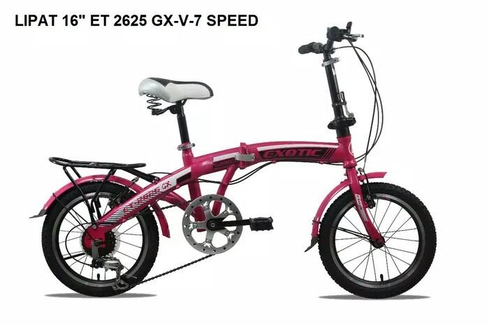 Sepeda lipat exotic 20 rem vbrake untuk anak dan dewasa